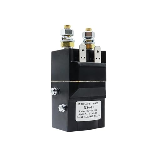 80A TSW60L Leistungsrelais 1NO DC Schütz 24V 48V for Auto Elektro Gabelstapler Schiffe Batterie(24V arc) von ZIRXPODSE