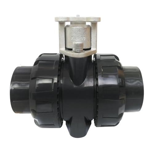 DN40 UPVC 2-Wege-Ventilkörper mit Klebeverbindung am Anschlussstück oder BSP-, NPT-Gewinde for elektrischen Antrieb(BSP Thread) von ZIRXPODSE