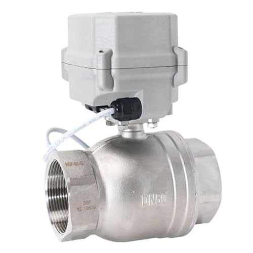 DN50 Elektrisches Regelventil 4-20 mA oder 0-10 V Steuerung, 2 Zoll Modulationsventil 15 Nm Drive ISO5211 for 9 mm oder 11 mm Schaft(0-10V_4 TO 20MA) von ZIRXPODSE