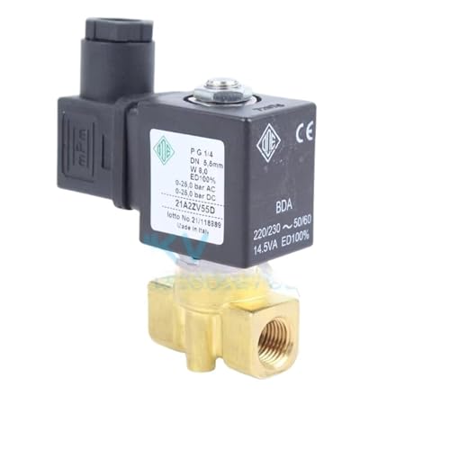 Importiert magnetventil zwei-weg messing draht schnalle 21A2ZV55D schließer 12v AC220V(1) von ZIRXPODSE