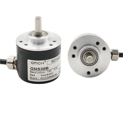 Optical Incremental Rotary Encoder 6mm Spindle Diameter 100 200 360 400 600 1024P/R AB 2-phase Signal DC5-24V NPN(1024PR) von ZIRXPODSE