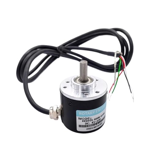 Rotary Incremental Encoder 38S6G5-B-G24N AB 2-Phase Connection 50/100/200/360P/R 5-24V Solid Shaft DC Open Collector NPN Output(50P R) von ZIRXPODSE