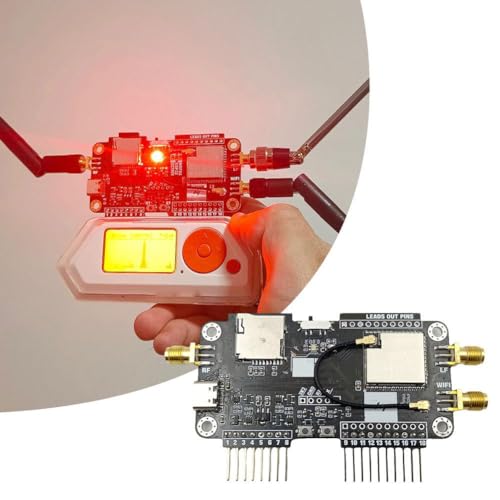 ZIRYXQ All-in-One-Erweiterungsplatine für Flipper Zero Cc1101 Modul, 2,4 G Modulerweiterung, unterstützt NRF Sniffer Mousejacker-Funktionen, WLAN-Multiboard-Entwicklungsplatine für Flipper Zero von ZIRYXQ