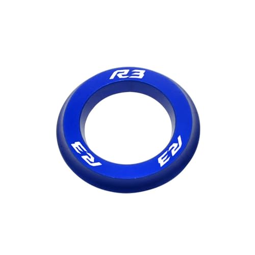 ZISEcoc Motorrad-Modifikation Schlüssellochring Elektrischer Schalter Schloss Ring Abdeckung Dekorative Abdeckung Kompatibel mit R3 2013-2020 von ZISEcoc