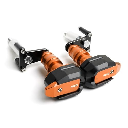 ZISEcoc Motorrad-Modifikationskarosserie, Anti-Drop-Gummistoßstange, Anti-Drop-Ball, kompatibel mit 400 Z400 2018–2024 von ZISEcoc