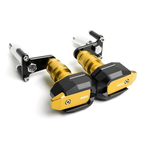 ZISEcoc Motorrad-Modifikationskarosserie, Anti-Drop-Gummistoßstange, Anti-Drop-Ball, kompatibel mit 400 Z400 2018–2024 von ZISEcoc
