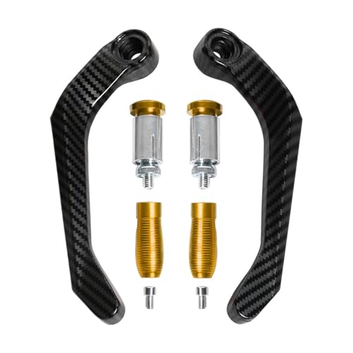 ZISEcoc Motorrad-Modifikationsteile, universelles Aluminiumlegierungs-Kohlefaser-Bremskupplungs-Anti-Fall-Horn-Handschutzzubehör ZISEcoc Motorrad-Modifikationsteile, universelles Aluminiumlegierungs-Kohlefaser-Bremskupplungs-Anti-Fall-Horn-Handschutzzubehör von ZISEcoc