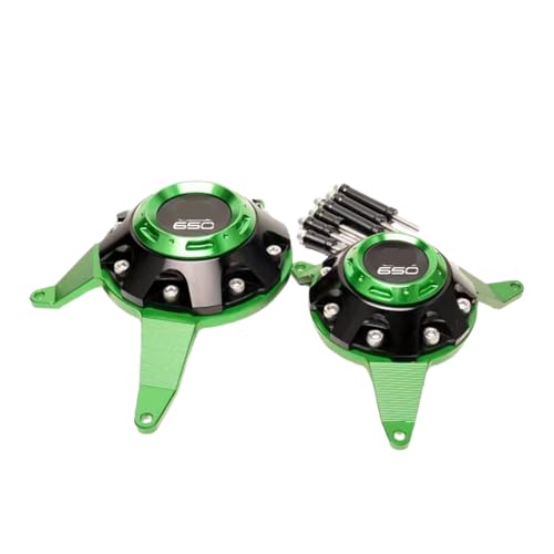 ZISEcoc Motorradmodifikation Aluminium-Motorstator Motorschutzabdeckung Fallschutz Kompatibel mit 650 Z650 2017-2025 von ZISEcoc