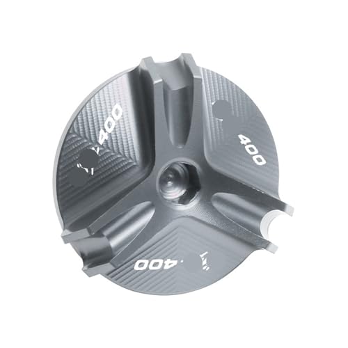 ZISEcoc Motorradmodifikation CNC-Aluminiumlegierung Diebstahlsichere Ölschraubenabdeckung Kompatibel mit 400/650R Z900 von ZISEcoc