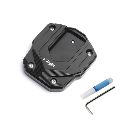 ZISEcoc Motorradmodifikation CNC-Fußstütze, vergrößerte Basiskantenstütze, verbreitertes Polsterzubehör, kompatibel mit C400X C400GT von ZISEcoc