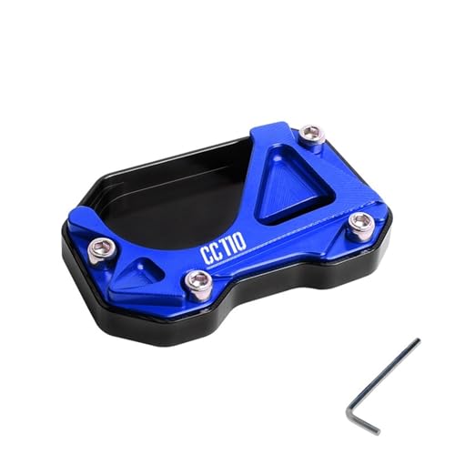ZISEcoc Motorradmodifikation Seitenstrebe Vergrößerte Basis Seitenfußstütze Verbreitertes Anti-Rutsch-Pad Zubehör Kompatibel mit Cross Cub CC110 ZISEcoc Motorradmodifikation Seitenstrebe Vergrößerte Basis Seitenfußstütze Verbreitertes Anti-Rutsch-Pad Zubehör Kompatibel mit Cross Cub CC110 von ZISEcoc