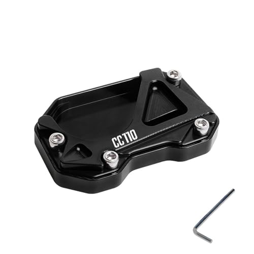 ZISEcoc Motorradmodifikation Seitenstrebe Vergrößerte Basis Seitenfußstütze Verbreitertes Anti-Rutsch-Pad Zubehör Kompatibel mit Cross Cub CC110 ZISEcoc Motorradmodifikation Seitenstrebe Vergrößerte Basis Seitenfußstütze Verbreitertes Anti-Rutsch-Pad Zubehör Kompatibel mit Cross Cub CC110 von ZISEcoc