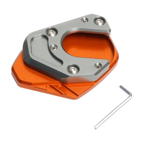 ZISEcoc Motorradmodifikation Verbreiterte Fußstützbasis Anti-Rutsch-Seitenstützzubehör Kompatibel mit 701/401Enduro ZISEcoc Motorradmodifikation Verbreiterte Fußstützbasis Anti-Rutsch-Seitenstützzubehör Kompatibel mit 701/401Enduro von ZISEcoc