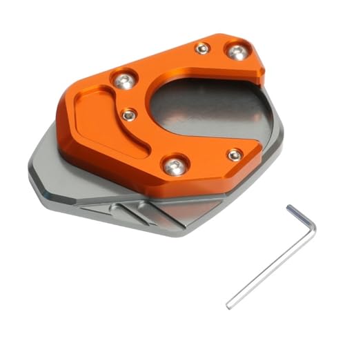 ZISEcoc Motorradmodifikation Verbreiterte Fußstützbasis Anti-Rutsch-Seitenstützzubehör Kompatibel mit 701/401Enduro ZISEcoc Motorradmodifikation Verbreiterte Fußstützbasis Anti-Rutsch-Seitenstützzubehör Kompatibel mit 701/401Enduro von ZISEcoc