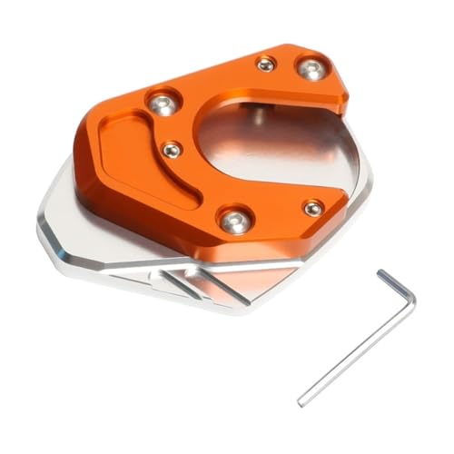 ZISEcoc Motorradmodifikation Verbreiterte Fußstützbasis Anti-Rutsch-Seitenstützzubehör Kompatibel mit 701/401Enduro ZISEcoc Motorradmodifikation Verbreiterte Fußstützbasis Anti-Rutsch-Seitenstützzubehör Kompatibel mit 701/401Enduro von ZISEcoc