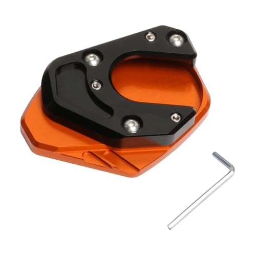 ZISEcoc Motorradmodifikation Verbreiterte Fußstützbasis Anti-Rutsch-Seitenstützzubehör Kompatibel mit 701/401Enduro ZISEcoc Motorradmodifikation Verbreiterte Fußstützbasis Anti-Rutsch-Seitenstützzubehör Kompatibel mit 701/401Enduro von ZISEcoc