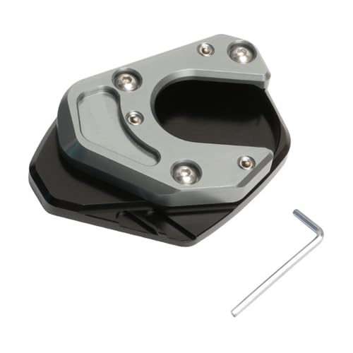 ZISEcoc Motorradmodifikation Verbreiterte Fußstützbasis Anti-Rutsch-Seitenstützzubehör Kompatibel mit 701/401Enduro von ZISEcoc