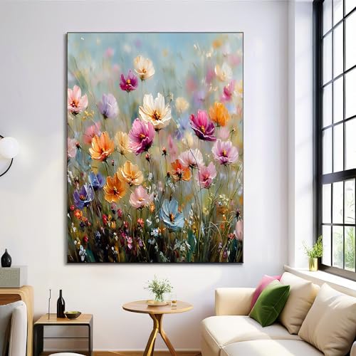 ZISTRCBAO Farbige Mohnblumen Bild Auf Leinwand 50×70 cm, Ölgemälde Blumen Wohnzimmer Deko Wandbild Kunstdruck Auf Leinwand Bild Schlafzimmer über Bett Room Decor Geschenke, Mehrfarbig ZISTRCBAO Farbige Mohnblumen Bild Auf Leinwand 50×70 cm, Ölgemälde Blumen Wohnzimmer Deko Wandbild Kunstdruck Auf Leinwand Bild Schlafzimmer über Bett Room Decor Geschenke, Mehrfarbig von ZISTRCBAO