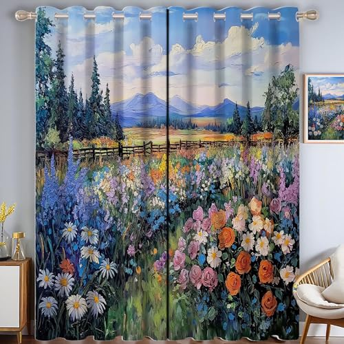 ZISTRCBAO Gartenpflanzen Verdunkelungsvorhänge, Aquarell-Ölgemälde Thermisch Isoliert Fensterbehandlung Vorhänge Für Wohnzimmer Dekoration, Mehrfarbig 2 Paneele H160xB80cm ZISTRCBAO Gartenpflanzen Verdunkelungsvorhänge, Aquarell-Ölgemälde Thermisch Isoliert Fensterbehandlung Vorhänge Für Wohnzimmer Dekoration, Mehrfarbig 2 Paneele H160xB80cm von ZISTRCBAO