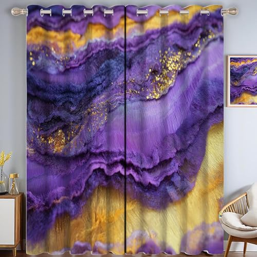 ZISTRCBAO Marmorstruktur Verdunkelungsvorhänge, Retro-Luxus Thermisch Isoliert Fensterbehandlung Vorhänge Für Wohnzimmer Dekoration, Lila 2 Paneele H213xB66cm ZISTRCBAO Marmorstruktur Verdunkelungsvorhänge, Retro-Luxus Thermisch Isoliert Fensterbehandlung Vorhänge Für Wohnzimmer Dekoration, Lila 2 Paneele H213xB66cm von ZISTRCBAO