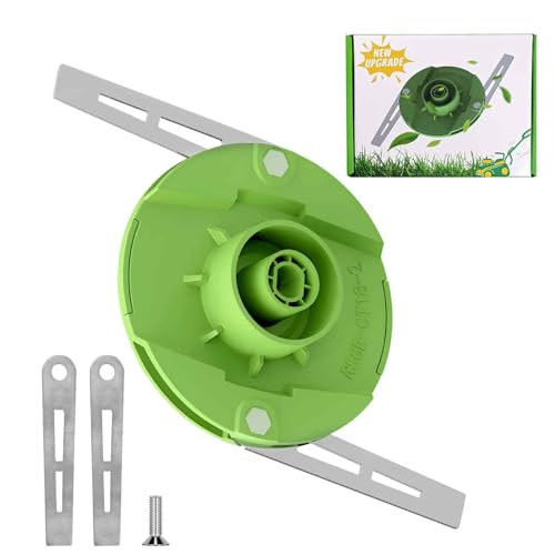 ZITUZY Trimmer Ersatzteile für Einhell Akku-Rasentrimmer GE-CT 18 LI, 1 Schneidebrett + 4 Klingen (Grün) von ZITUZY