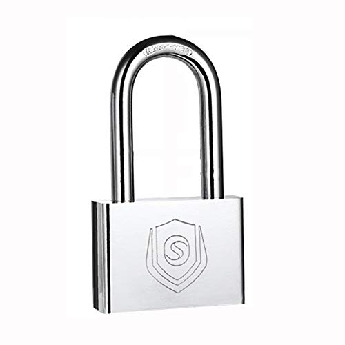 Das Schlüsselvorhängeschloss aus Zinklegierung ist 30 x 70 mm, 40 86, 50 100, 60 105, 116, mit 4 Schlüsseln(60x105mm) von ZIUBMVDYC