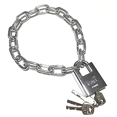 Fahrradkettenschloss, Länge 0,5 m–5 m, Sicherheits-Diebstahlschutzschloss aus Stahl, scher- und aufbruchsicher(3m) von ZIUBMVDYC