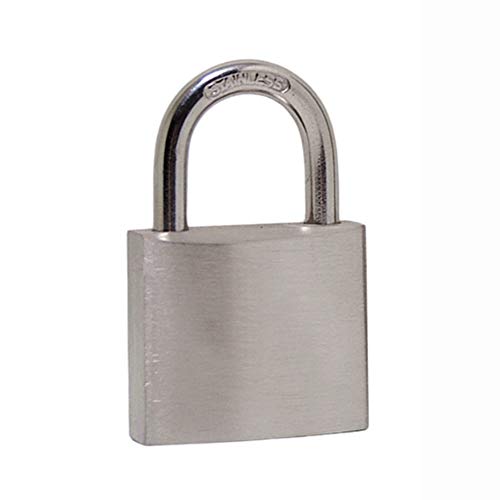 Schlüsselvorhängeschloss aus Edelstahl, rostfreies und diebstahlsicheres Sicherheitstürschloss, Breite 30 mm, 40, 50, 60, 3 Schlüssel(60x93mm) von ZIUBMVDYC