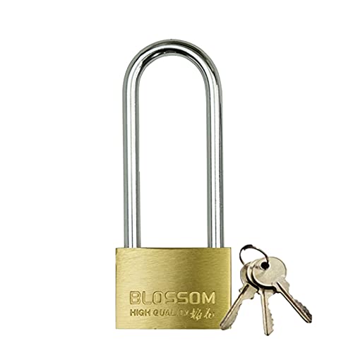 Schlüsselvorhängeschloss aus Messing mit 3 Schlüsseln, wasserdichtes und rostfreies Sicherheits-Diebstahlschutzschloss, optionales Kurzbalken- Langbalkenschloss(Style2,55mm) von ZIUBMVDYC