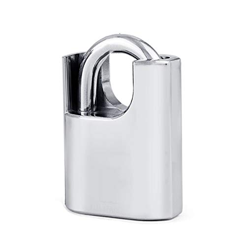Schlüsselvorhängeschloss aus legiertem Stahl, rostfrei und diebstahlsicher, Breite 43 mm, 52, 62(52mm) von ZIUBMVDYC