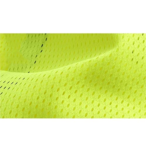 Warnwesten, Hohe Sichtbarkeit for nächtliche Outdoor-Aktivitäten oder Bauarbeiter, 1 Stück(Yellow,One Size) von ZIUBMVDYC