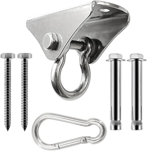 ZIUBMVDYC Hochbelastbare Schaukelaufhänger, 1set Schaukel Haken Last-Lager Feste Platte Basis for Boxen Sandsack Stuhl von ZIUBMVDYC