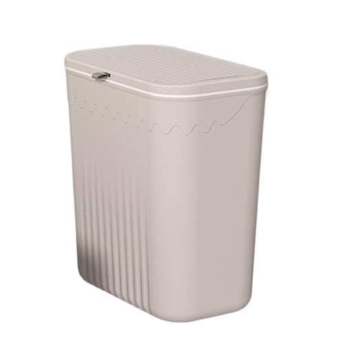 ZIUBMVDYC Mülleimer, 1 stücke Küche Bin Kann Lagerung Wand Müll Abfall Mit abdeckung(Grey) von ZIUBMVDYC