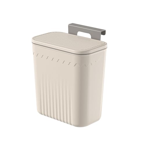 ZIUBMVDYC Mülleimer, 1 stücke Küche Bin Kann Lagerung Wand Müll Abfall Mit abdeckung(Milky white) von ZIUBMVDYC