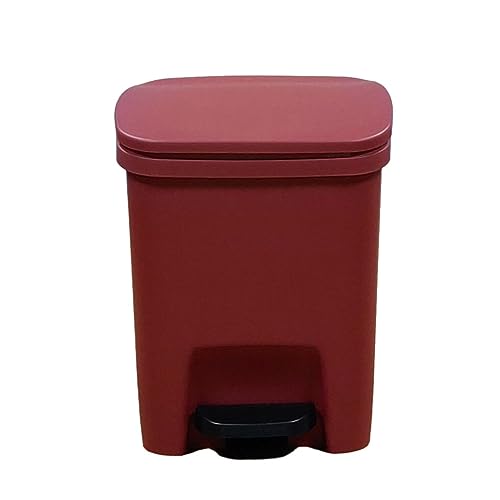 ZIUBMVDYC Mülleimer, 1 stücke Mülleimer for Bequem Abfall Entsorgung Einfach Zu Kunststoff Müll Dosen(Red) von ZIUBMVDYC