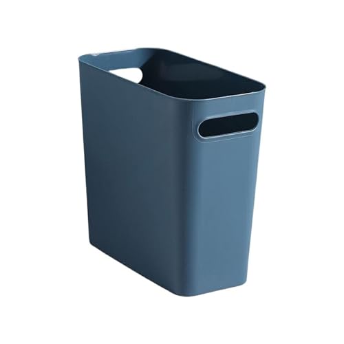 ZIUBMVDYC Mülleimer, 1 stücke Schlanke Große Mülleimer ohne Abdeckung Müll Container for Schlafzimmer Küche Home Kleinigkeiten Bin(Blue) von ZIUBMVDYC