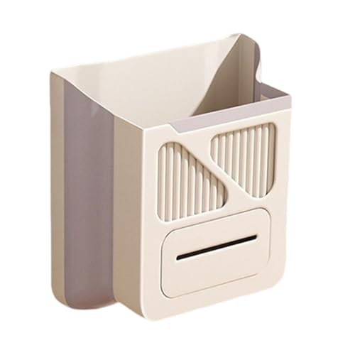ZIUBMVDYC Mülleimer, For Schranktüren konzipiert. Einfache Entsorgung. Reißfeste Innenwand unter Küchenthekenbehältern. ABS(Grey,7L) von ZIUBMVDYC