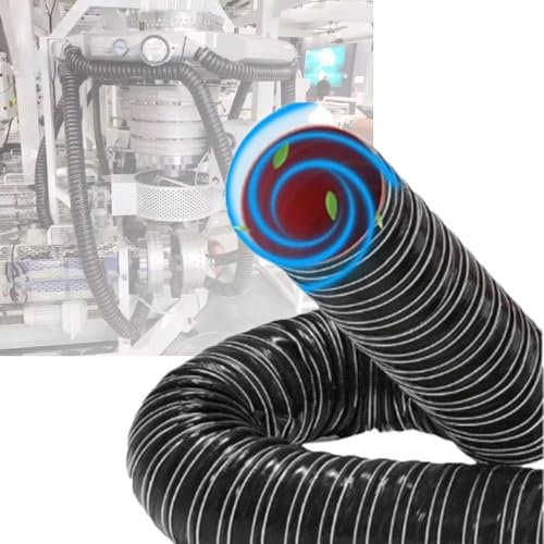 ZIUSFAC 1m Silikon-Kühlk Schlauch Luftkanalschlauch Flexiblem Auto-Lufteinlassrohr Isolierter Entlüftungsschlauch Durchmesser 20mm 89mm Lufteinlassschlauch Schwarz(42mm-1.7in) von ZIUSFAC