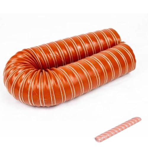 ZIUSFAC Abluftschlauch Lüftungsschlauch Trockner Schlauch Flexible Silikonschlauch 51mm 64mm 76mm Auto-Lufteinlassrohr Isolierter Kanalschlauch 2m 4m(4m/13.1ft,275mm-10.8in) von ZIUSFAC