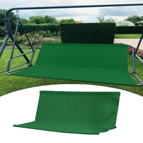 ZIUSFAC Ersatz-Schaukel Sitzbezug Für Hollywoodschaukel Wasserdichte Hollywoodschaukel Sitzbezug Gartenschaukel Sitzfläche Ersatz 3-Sitzer Schaukelsitzbezug(Green,115x48cm-45x19in) von ZIUSFAC
