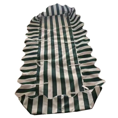 ZIUSFAC Gartenschaukel Ersatzdach Hollywoodschaukel Dachbezug 600D Polyester Wasserdicht Schaukel Abdeckung 2-3 Sitzer Dachplane Für Garten-Schaukel(Green,195x125cm/77x49in) von ZIUSFAC