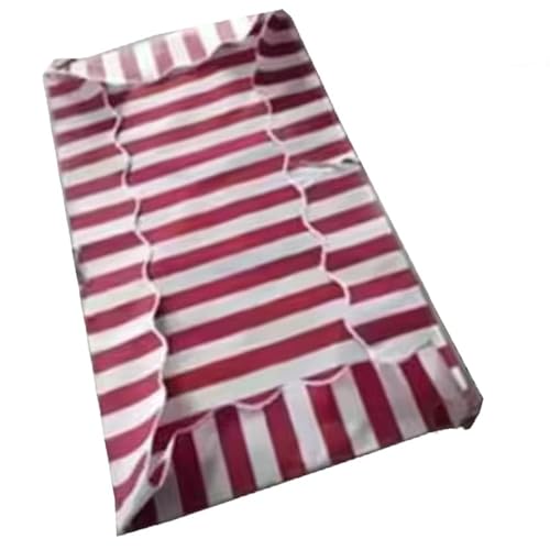 ZIUSFAC Gartenschaukel Ersatzdach Hollywoodschaukel Dachbezug 600D Polyester Wasserdicht Schaukel Abdeckung 2-3 Sitzer Dachplane Für Garten-Schaukel(Red,190x132cm/75x52in) von ZIUSFAC