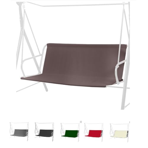 ZIUSFAC Hollywoodschaukel Sitzfläche Ersatz Gartensitzbezug Für Schaukelstuhl Hollywoodschaukel Sitzbezug 138cm 148cm Ersatz Schaukelsitzbezug Gartenschaukel Sitzbezüge(Coffee,138x50cm-55x20in) von ZIUSFAC