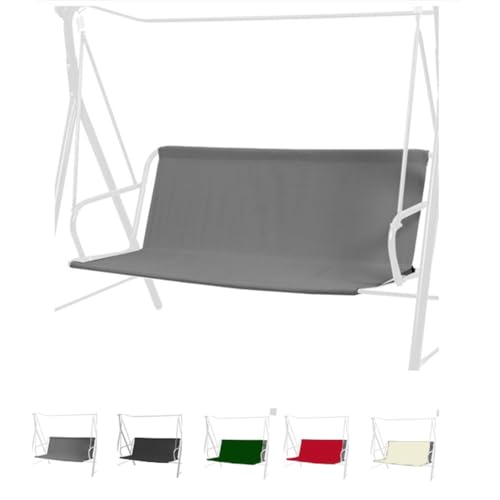 ZIUSFAC Hollywoodschaukel Sitzfläche Ersatz Gartensitzbezug Für Schaukelstuhl Hollywoodschaukel Sitzbezug 138cm 148cm Ersatz Schaukelsitzbezug Gartenschaukel Sitzbezüge(Gray,148x52cm-59x20.5in) von ZIUSFAC