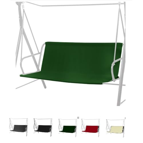 ZIUSFAC Hollywoodschaukel Sitzfläche Ersatz Gartensitzbezug Für Schaukelstuhl Hollywoodschaukel Sitzbezug 138cm 148cm Ersatz Schaukelsitzbezug Gartenschaukel Sitzbezüge(Green,85x48cm-33.5x19in) von ZIUSFAC