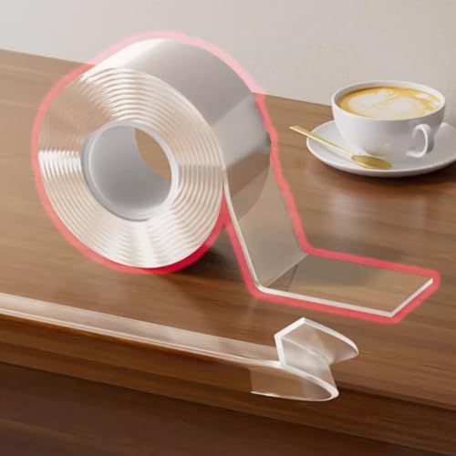 ZIUSFAC Kantenschutz Transparent Tischkantenschutz Eckenschutz Kantenband Weich Kantenschutzprofil Für Kühlschranks, Sinks, Glastisch Möbel - 2cm× 300 cm(Wide 2cm(3/4in) x Thick 0.5mm) von ZIUSFAC
