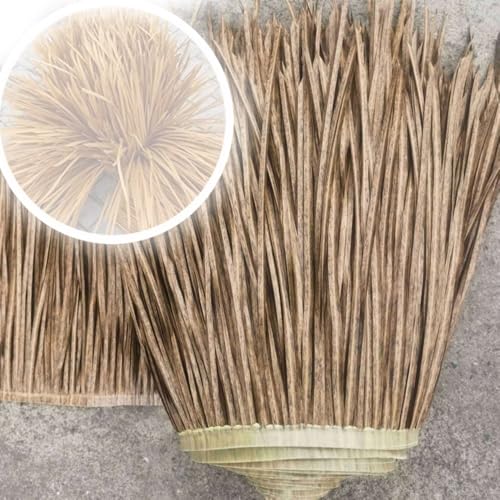 ZIUSFAC Künstliche Palmgras-Rolle Strohdach Synthetisches Palmenblätter Dach Mexikanische Reetdach Retro Palmdach Simulierte Palmenblätter Für Gazebo Garten Deko(6x0.5m/19.6x1.64ft) von ZIUSFAC