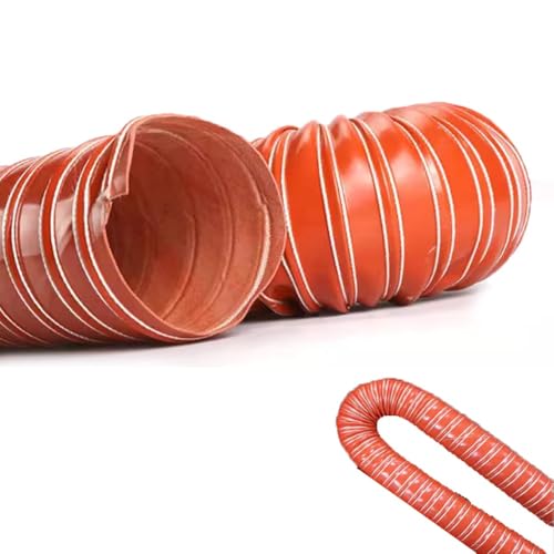 ZIUSFAC Lufteinlassschlauch 76mm 102mm 115mm Auto-Lufteinlassrohr Flexibel Silikonschlauch Hitzebeständig Automobil-Luftkanalschlauch Wasserschlauch(4m/13.1ft,60mm-2.4in) von ZIUSFAC