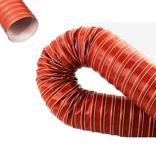 ZIUSFAC Silikon-Kühlk Entlüftungsschlauch Flexibel Lüftungsschlauch 120mm 150mm 200mm Luftkanalschlauch Auto-Lufteinlassrohr Länge 100cm-400cm(2m/6.6ft,230mm-9.1in) von ZIUSFAC