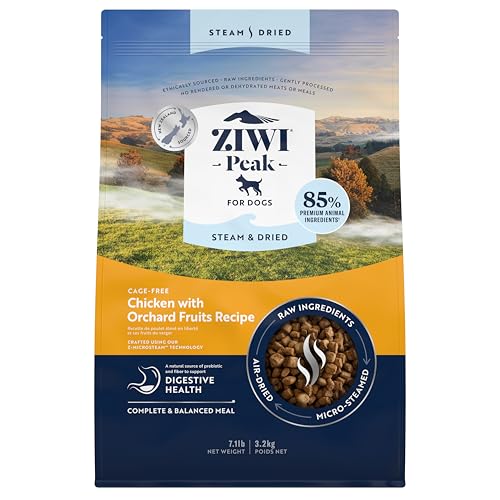 ZIWI Peak Steam & Dried Käfigfreies Huhn mit Obstgartenfrüchten, 3,2 kg – proteinreiches, getreidefreies Hundefutter trocken, rohes Hundefutter Alternative ZIWI Peak Steam & Dried Käfigfreies Huhn mit Obstgartenfrüchten, 3,2 kg – proteinreiches, getreidefreies Hundefutter trocken, rohes Hundefutter Alternative von ZIWI